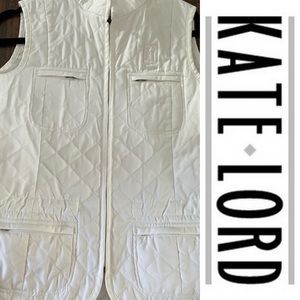 0266| Like new | Kate Lord | White Golf Vest| Womens | Size M |